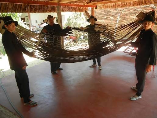 HAMACA / CAMPECHANA ARTESANAL EN CUERO